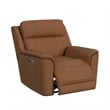 Walker Power Motion Recliner with Power Headrest and Lumbar in Aline Butternut
