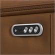 Walker Power Motion Recliner with Power Headrest and Lumbar in Aline Butternut