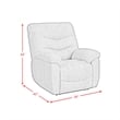 Reign P3 Recliner W/Heat Massage zero gravity memory foam in Sefi Puppy