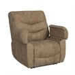 Reign P3 Recliner W/Heat Massage zero gravity memory foam in Sefi Puppy