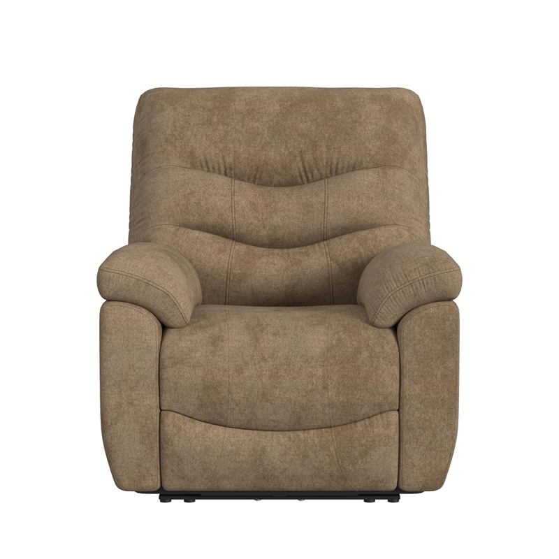 Reign P3 Recliner W/Heat Massage zero gravity memory foam in Sefi Puppy