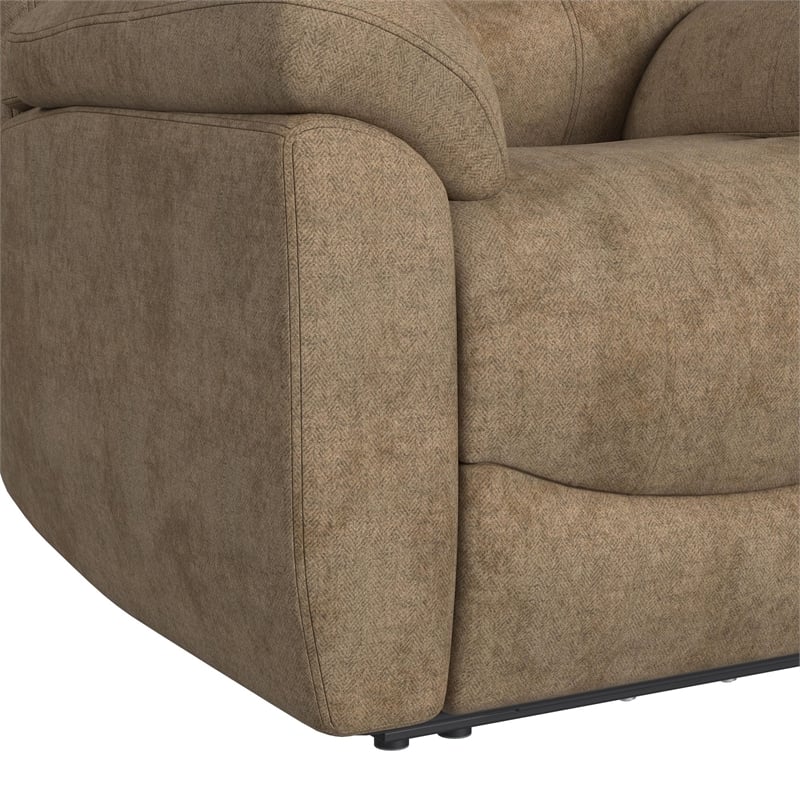 Reign P3 Recliner W/Heat Massage zero gravity memory foam in Sefi Puppy