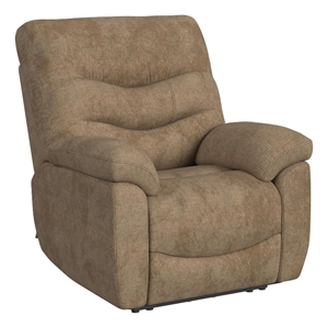 Reign P3 Recliner W/Heat Massage zero gravity memory foam in Sefi Puppy