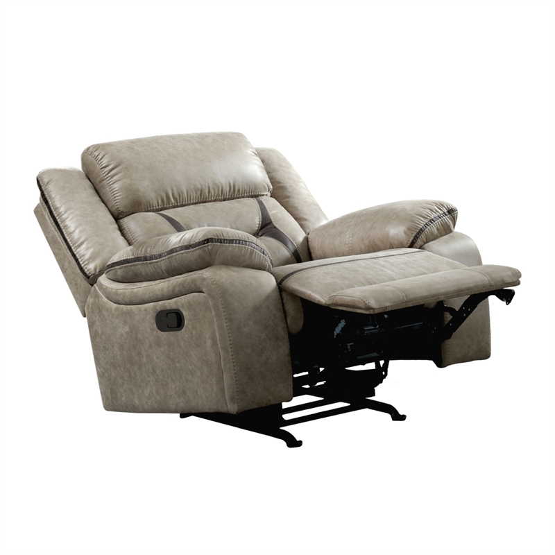 Picket House Furnishings Kaoru Motion Recliner in Corral Grey