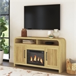 Woodridge Complete Fireplace Cabinet in Natural - Single Pack
