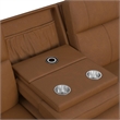 Walker 3PC Living Room Set in Aline Butternut Sofa Loveseat and Recliner