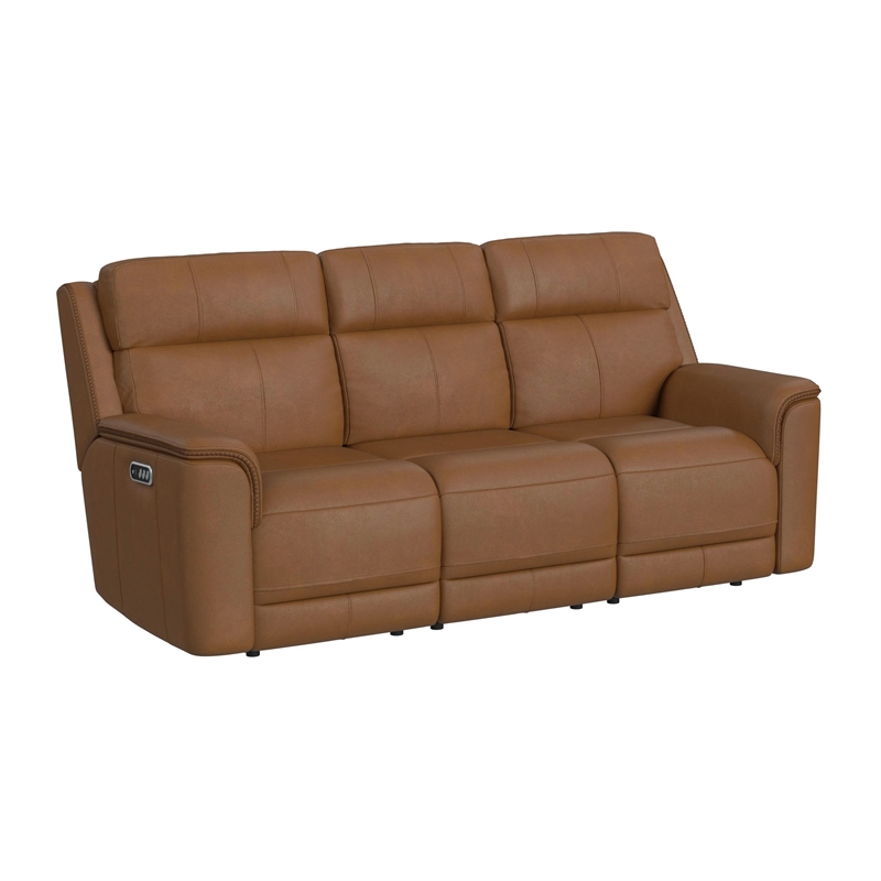 Walker  2PC Living Room Set in Aline Butternut Sofa and Loveseat