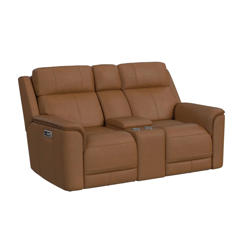 Walker  2PC Living Room Set in Aline Butternut Sofa and Loveseat