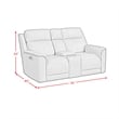 Walker  2PC Living Room Set in Aline Butternut Sofa and Loveseat