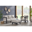 Fresca Chair Dark Grey and Olefin Beige (2 Per Carton)