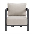 Fresca Chair Dark Grey and Olefin Beige (2 Per Carton)