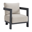 Fresca Chair Dark Grey and Olefin Beige (2 Per Carton)