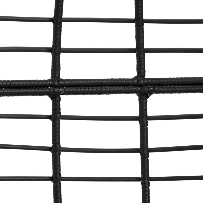 Fresca Twin Egg Chair Dark Grey and Olefin Beige with 3 Pillows