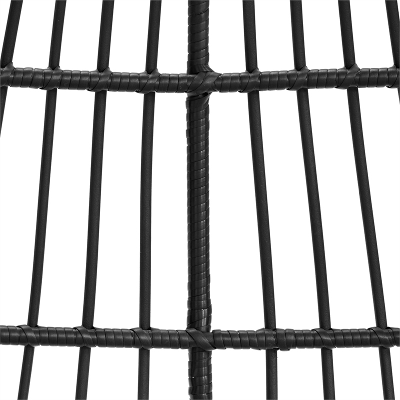 Fresca Double Swing Chair Complete Dark Grey and Olefin Beige