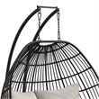 Fresca Double Swing Chair Complete Dark Grey and Olefin Beige