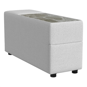 Frida Modular Console with Speaker and Cooler Olefin Beige