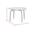 Lilly Outdoor Seating 4PC Set Black Natural and Olefin Beige