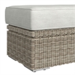 Flora  6PC Conversion Set in Natural and Olefin Beige with Ottoman