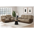 Viper  Motion Glider Loveseat with Console in Rancho Beige