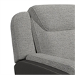 Viper  Motion Glider Loveseat with Console in Rancho Grey