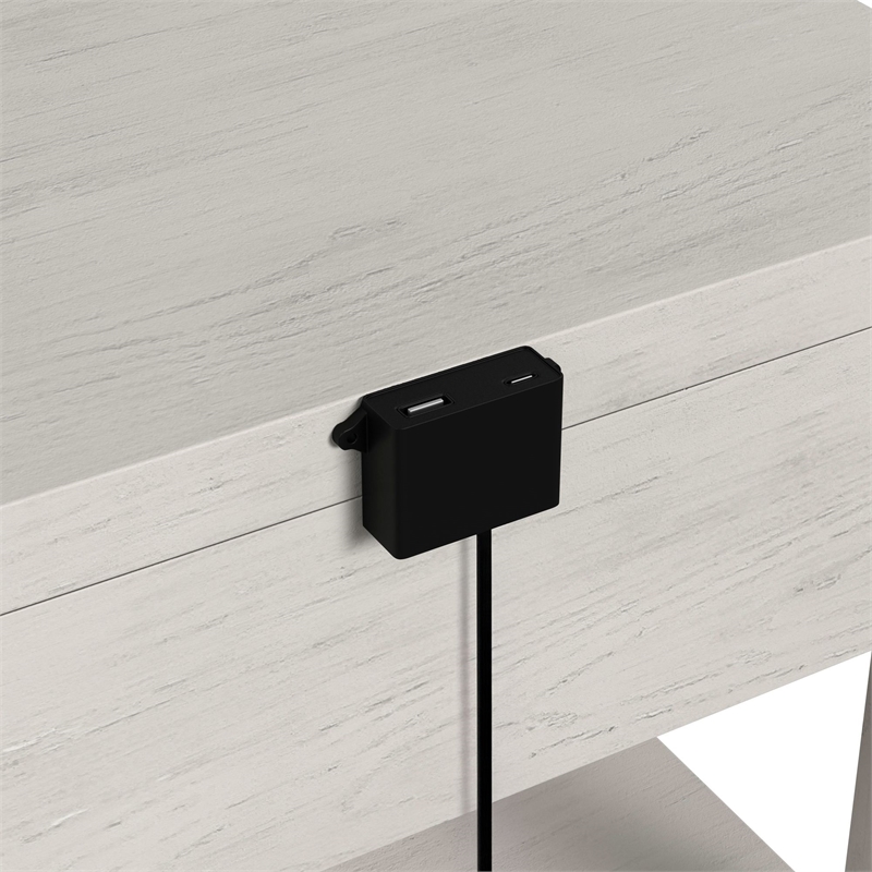 Rhiannon  3PC Occasional Table Set in Antique White Coffee End and Sofa Tables