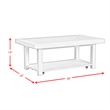 Rhiannon  3PC Occasional Table Set in Antique White Coffee End and Sofa Tables