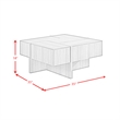 Picket House Furnishings Elodie Coffee Table in Grey