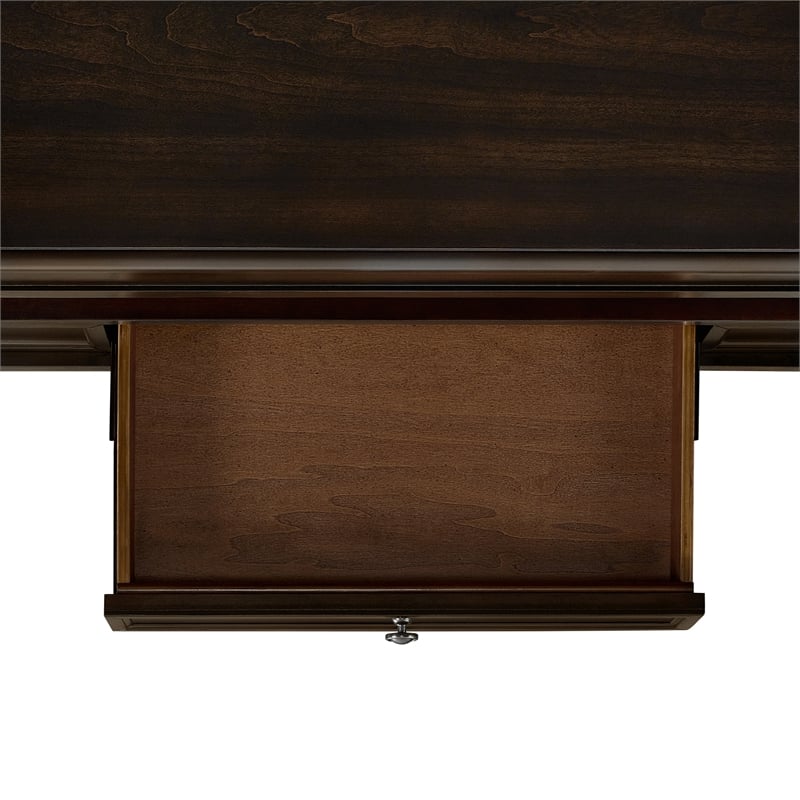 Chad Rectangular Lift Top Coffee Table with  Casters in Cherry