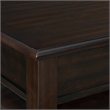 Chad 2PC Occasional Table Set in Cherry Square Lift Top Coffee and End Tables