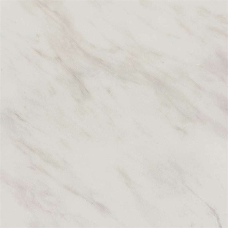 Sutton 2PCOccasional Table Set with White Faux Marble Top and Base in Dark Brown