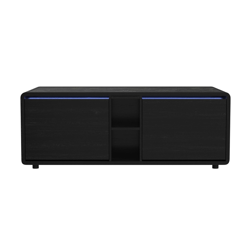 Nebula  Smart Coffee Table with Cooler and Speaker in Black