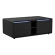 Nebula  Smart Coffee Table with Cooler and Speaker in Black