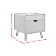 Nebula 2PC Smart Occasional Table Set in BlackSmartCoffeeandSquareSmartEndTables
