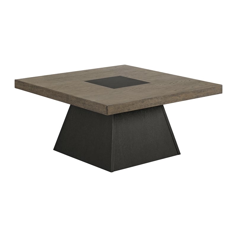 Rizzo 2PC Occasional Table Set in Grey andDark Espresso CoffeeTable andEnd Table