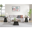 Picket House Furnishings Rizzo End Table in Grey and Dark Espresso