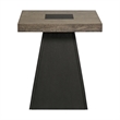 Picket House Furnishings Rizzo End Table in Grey and Dark Espresso
