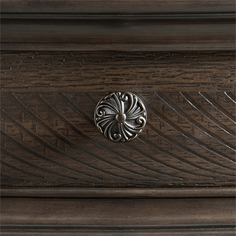 Picket House Furnishings Rosalinda Dresser and Mirror Set in Mahogany