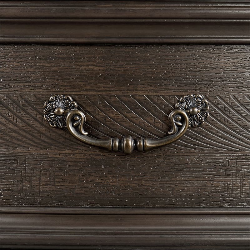 Picket House Furnishings Rosalinda Dresser and Mirror Set in Mahogany