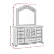 Picket House Furnishings Rosalinda Dresser and Mirror Set in Mahogany