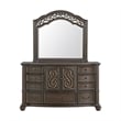 Picket House Furnishings Rosalinda Dresser and Mirror Set in Mahogany