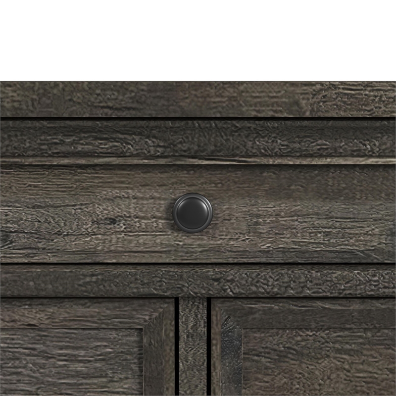 Picket House Furnishings Hyde Dresser and Mirror Set in Charcoal