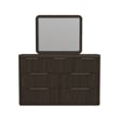 Picket House Furnishings Sutton Dresser and Mirror Set in Dark Brown
