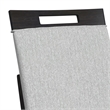 Pinnacle Counter Side Chair with Light Grey Fabric in Charcoal (2 Per Carton)