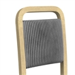 Woodridge Dining Side Chair with Grey Fabric in Natural (2 Per Carton)