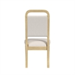 Woodridge Dining Side Chair with White Fabric in Natural (2 Per Carton)
