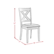 Alexa  3PC Dining Set with Drop Leaf Table in Espresso