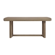 Picket House Furnishings Canal Rectangular Dining Table in Grey