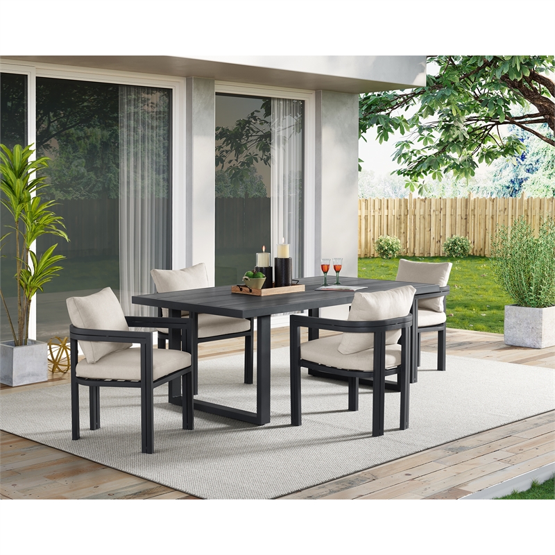 Picket House Furnishings Fresca Dining Table Dark Grey