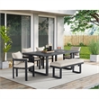Picket House Furnishings Fresca Dining Table Dark Grey