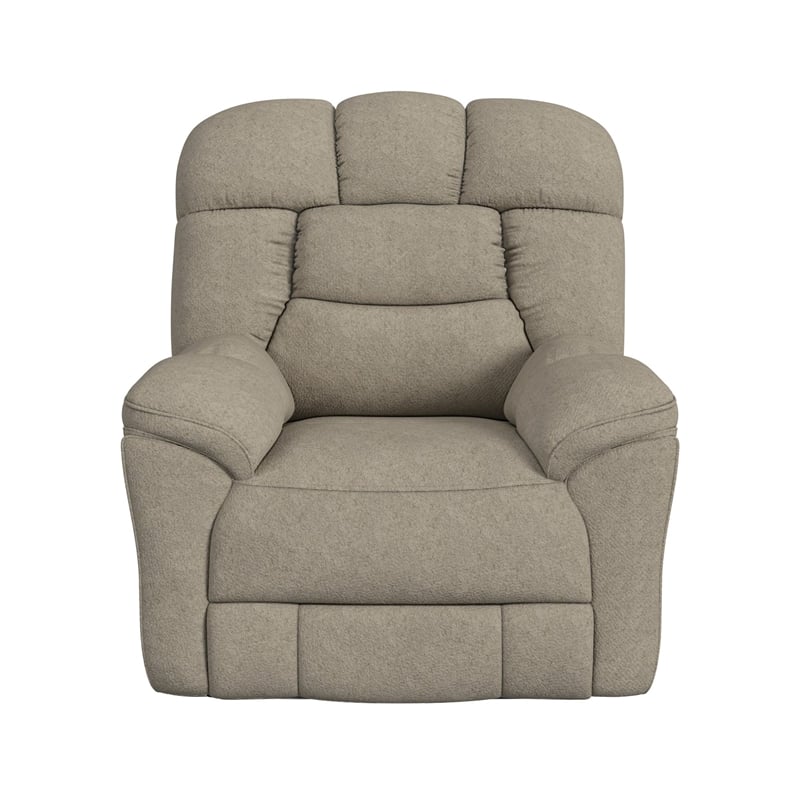 Picket House Furnishings Roy P3 Recliner zero gravity memory foam in Bama Toast